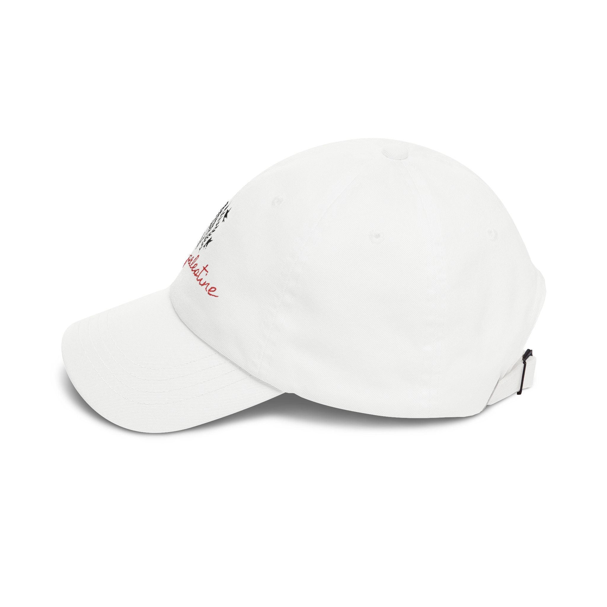 Eman's Free Palestine Embroidered Hat (White)