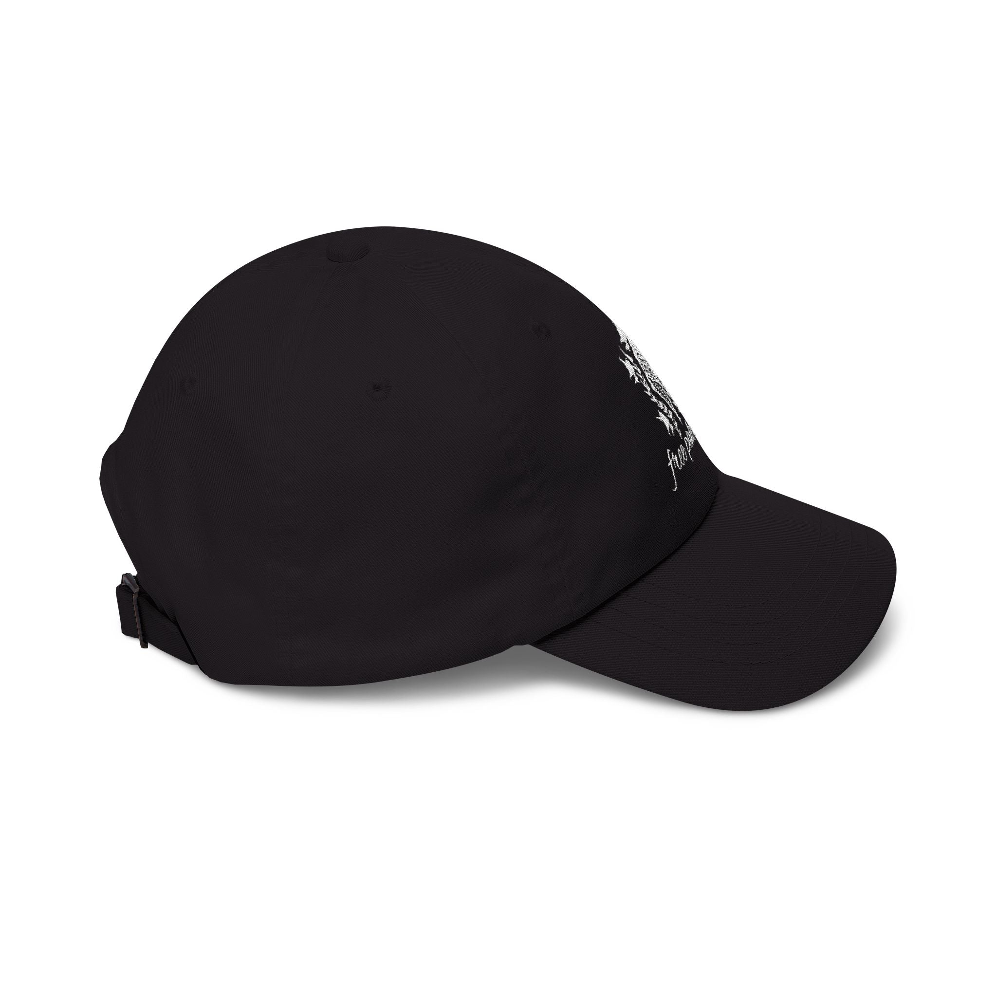 Eman's Free Palestine Embroidered Cap (Black)