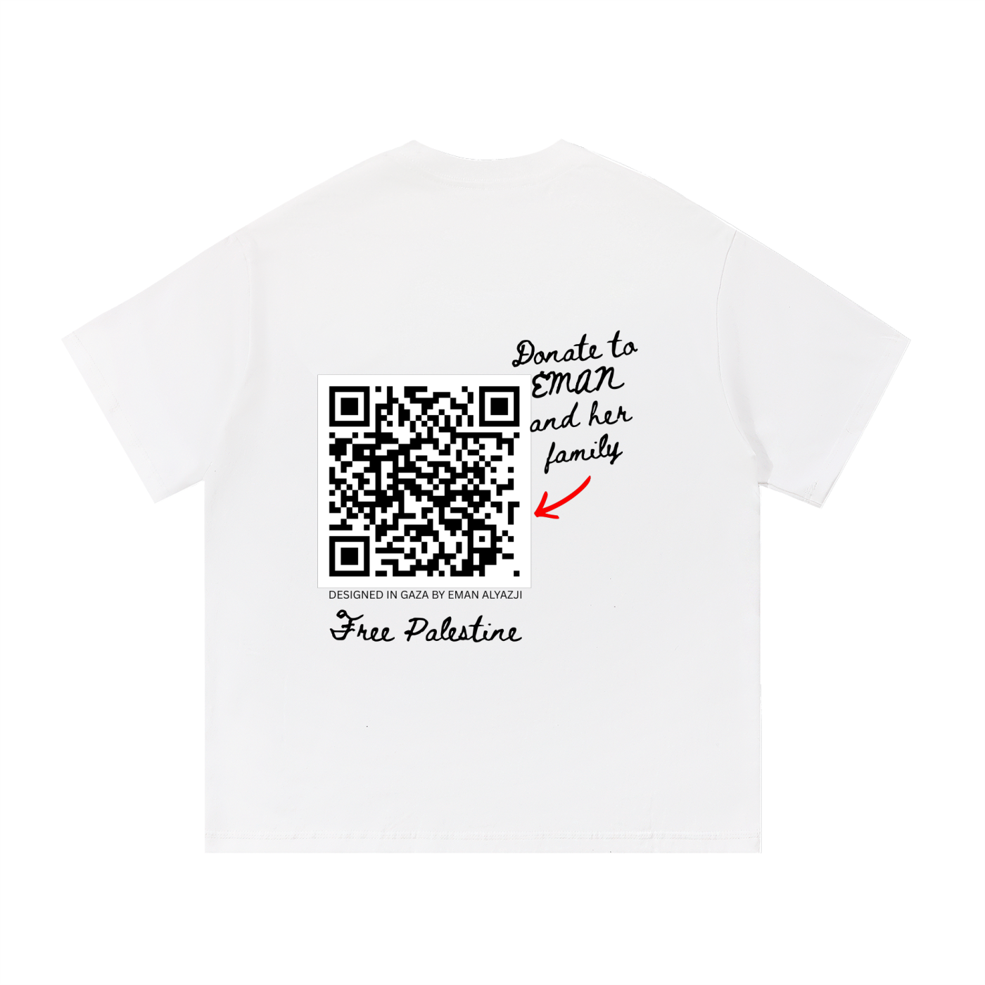Eman's Gaza QR T-Shirt