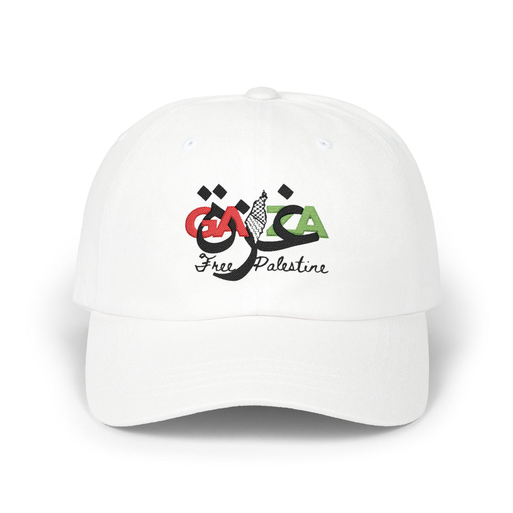 Eman's Gaza Embroidered Hat (White)