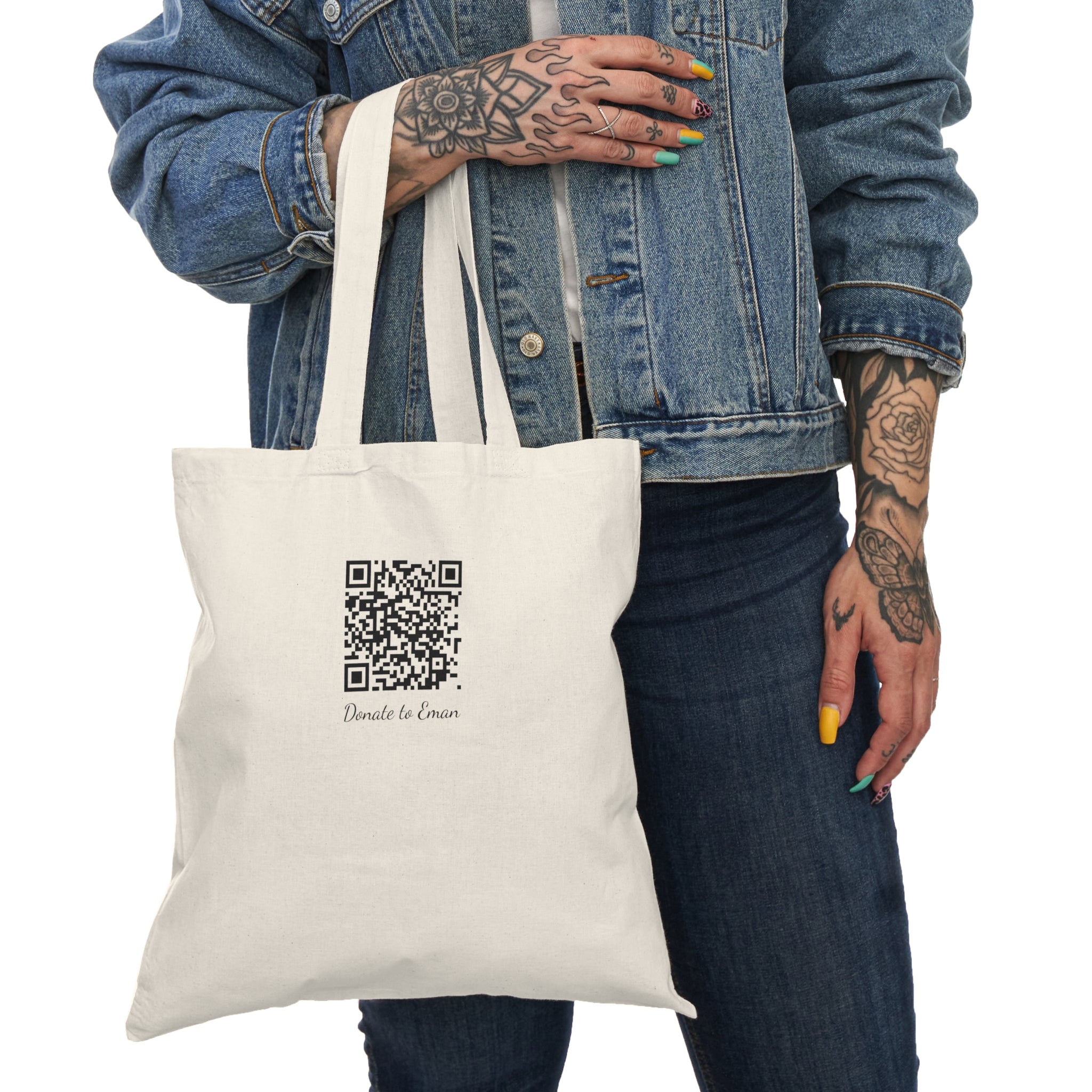 Eman's Henna QR tote