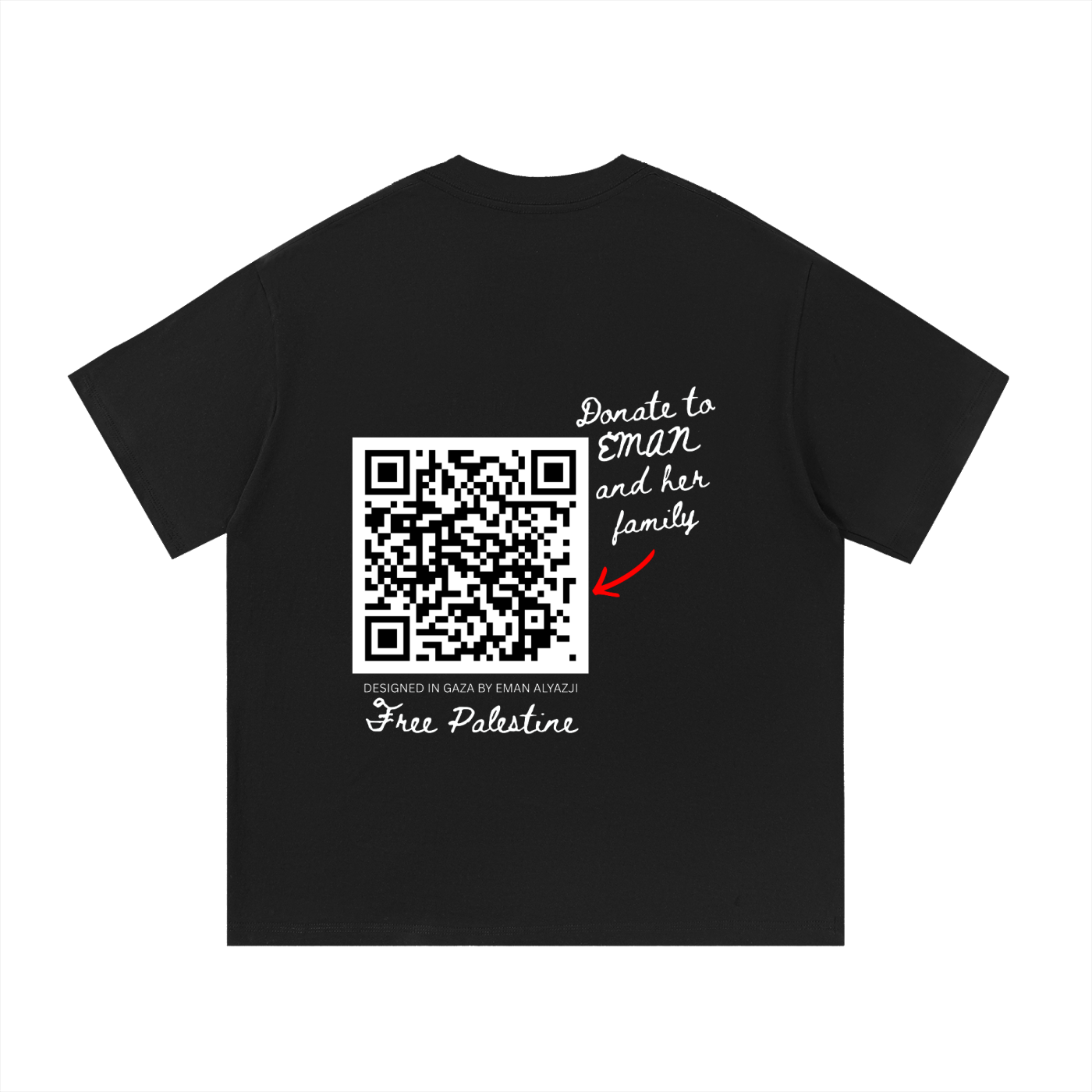 Eman's Gaza QR T-Shirt