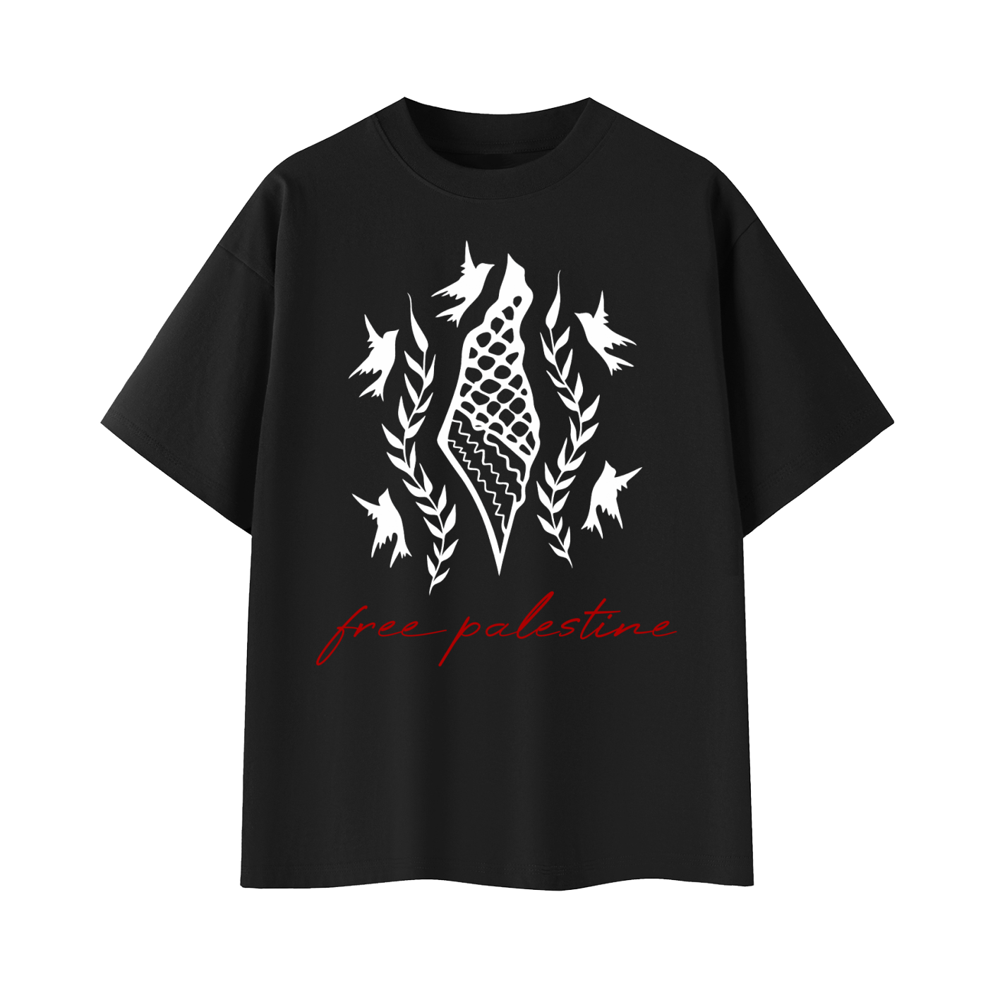 Eman's Free Palestine t-shirt (Black)